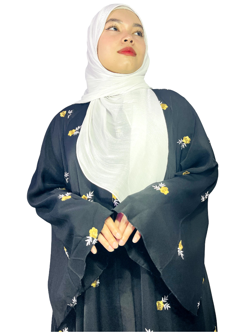 Luna Veil Shimmer Abaya 